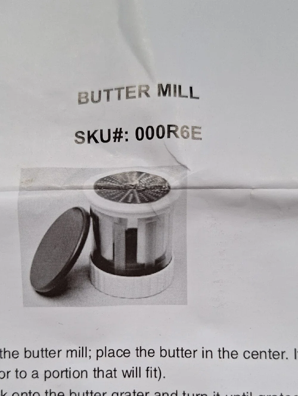 Kitchen, Butter, Cheese, Herb Mill